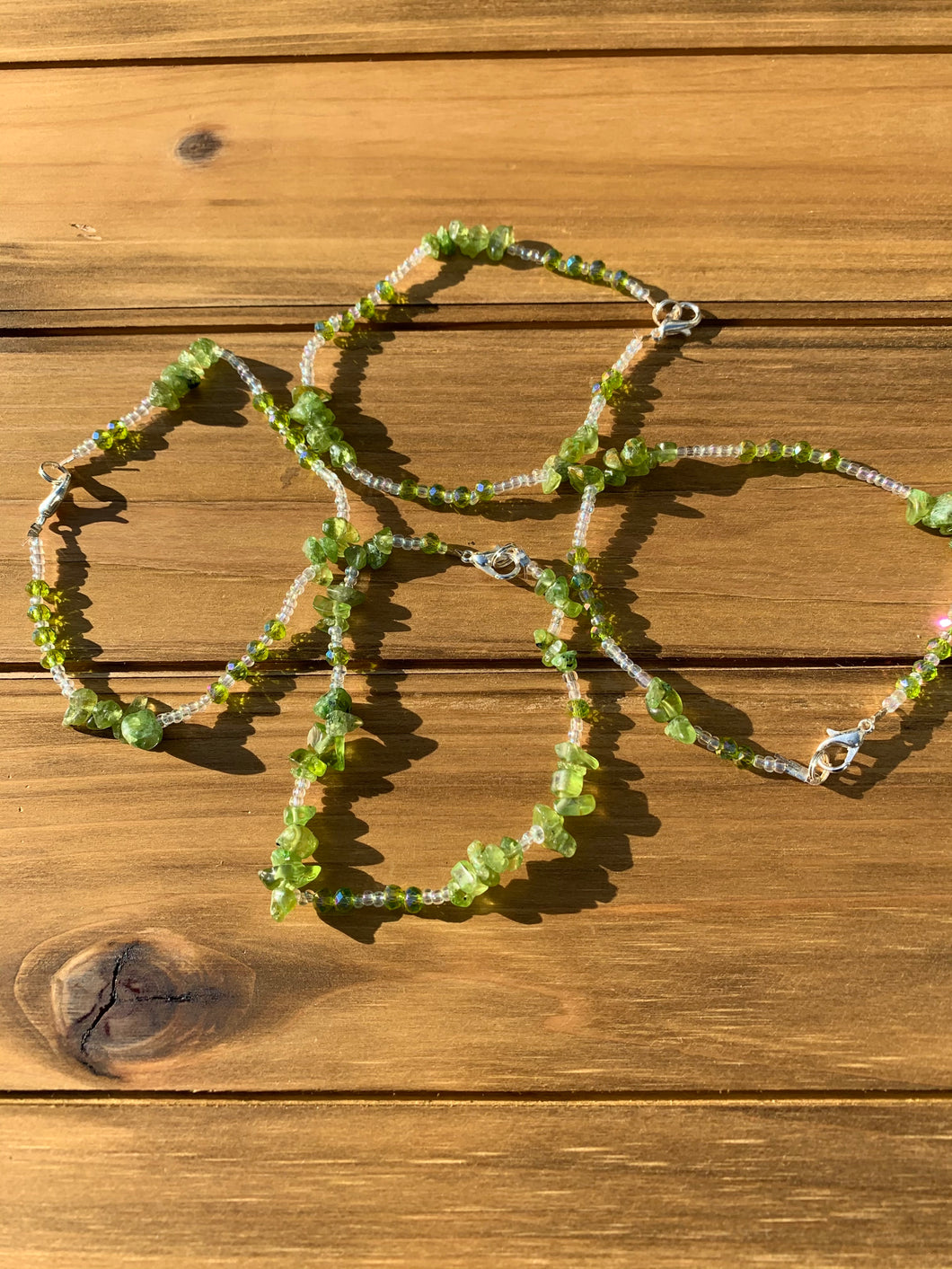 Peridot Anklets